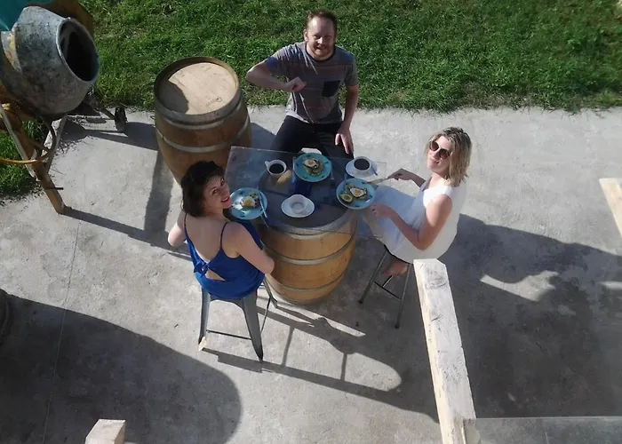 Au Velo Dans L'arbre